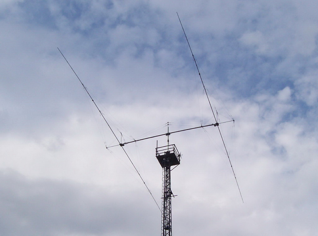 Az antenna "madártávlatból".